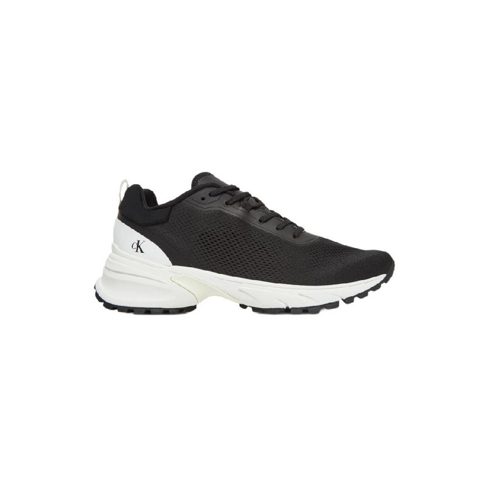 CALVIN KLEIN JEANS HIKE RUNNER TECH KNIT ΠΑΠΟΥΤΣΙ ΑΝΔΡΙΚΟ BLACK/WHITE