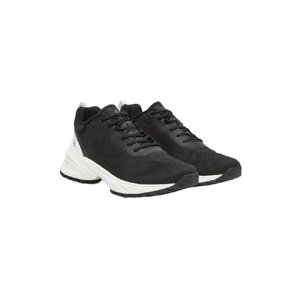 CALVIN KLEIN JEANS HIKE RUNNER TECH KNIT ΠΑΠΟΥΤΣΙ ΑΝΔΡΙΚΟ BLACK/WHITE