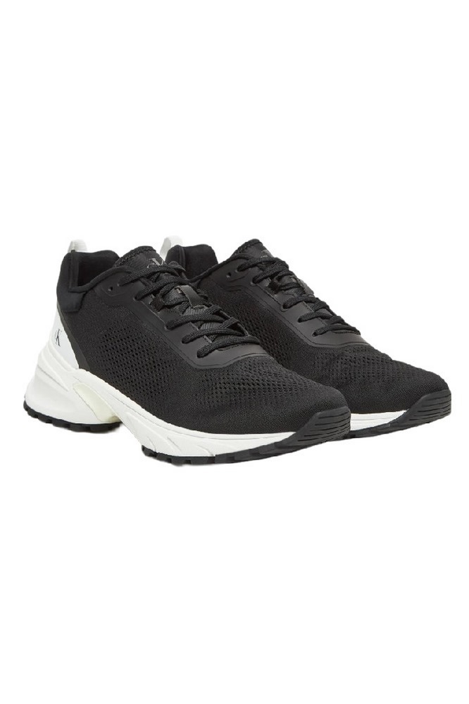 CALVIN KLEIN JEANS HIKE RUNNER TECH KNIT ΠΑΠΟΥΤΣΙ ΑΝΔΡΙΚΟ BLACK/WHITE