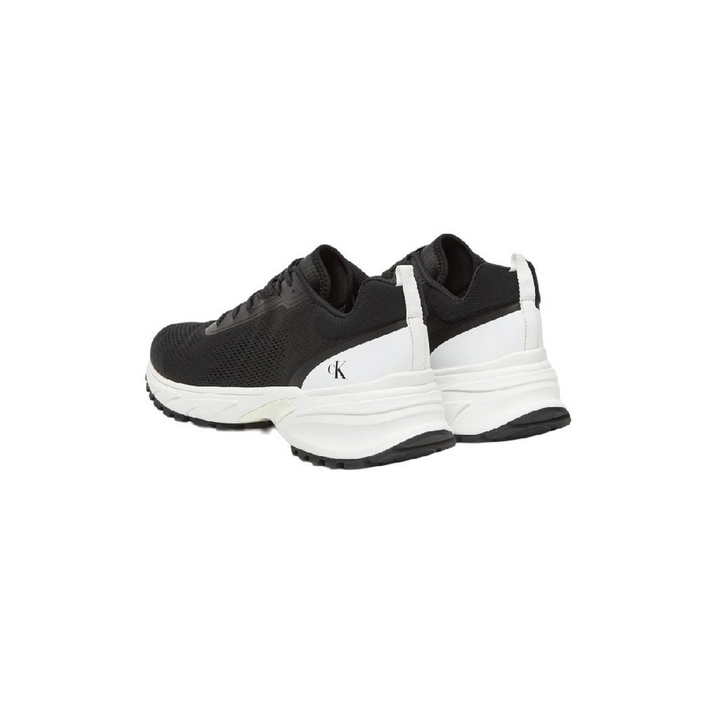 CALVIN KLEIN JEANS HIKE RUNNER TECH KNIT ΠΑΠΟΥΤΣΙ ΑΝΔΡΙΚΟ BLACK/WHITE