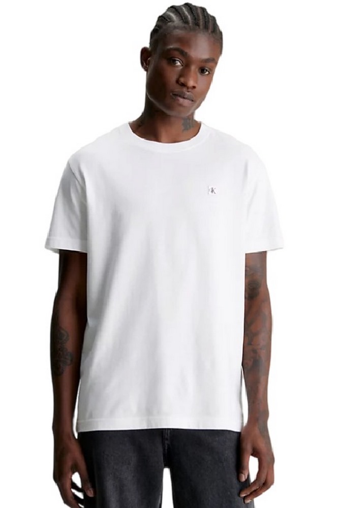 CALVIN KLEIN JEANS CK EMBRO BADGE TEE T-SHIRT ΑΝΔΡΙΚΟ BRIGHT WHITE