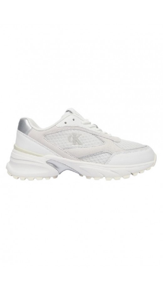 CALVIN KLEIN HIKE RUNNER MESH MIX MET MG ΠΑΠΟΥΤΣΙ ΓΥΝΑΙΚΕΙΟ WHITE SILVER