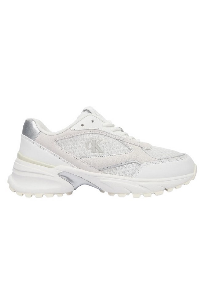 CALVIN KLEIN HIKE RUNNER MESH MIX MET MG ΠΑΠΟΥΤΣΙ ΓΥΝΑΙΚΕΙΟ WHITE SILVER