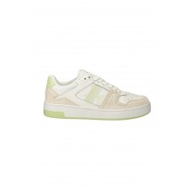 CALVIN KLEIN JEANS BASKET CUPSOLE LACE MIX NBS SAT ΠΑΠΟΥΤΣΙ ΓΥΝΑΙΚΕΙΟ WHITE