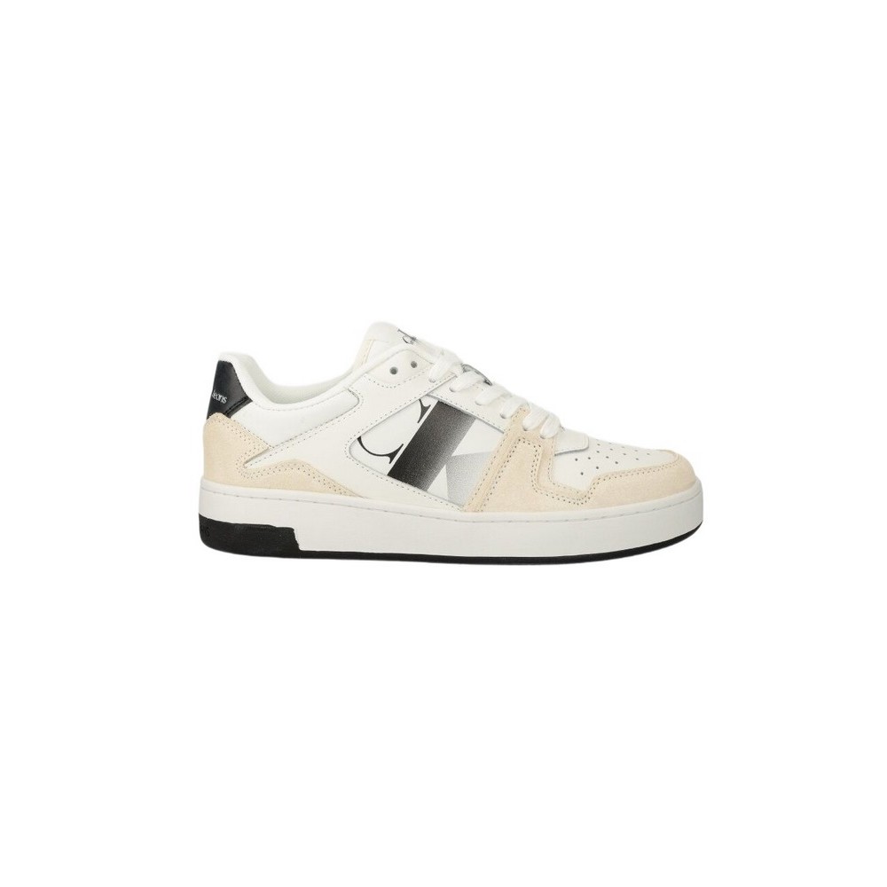 CALVIN KLEIN JEANS BASKET CUPSOLE LACE MIX NBS SAT ΠΑΠΟΥΤΣΙ ΓΥΝΑΙΚΕΙΟ WHITE/BLACK