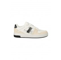 CALVIN KLEIN JEANS BASKET CUPSOLE LACE MIX NBS SAT ΠΑΠΟΥΤΣΙ ΓΥΝΑΙΚΕΙΟ WHITE/BLACK