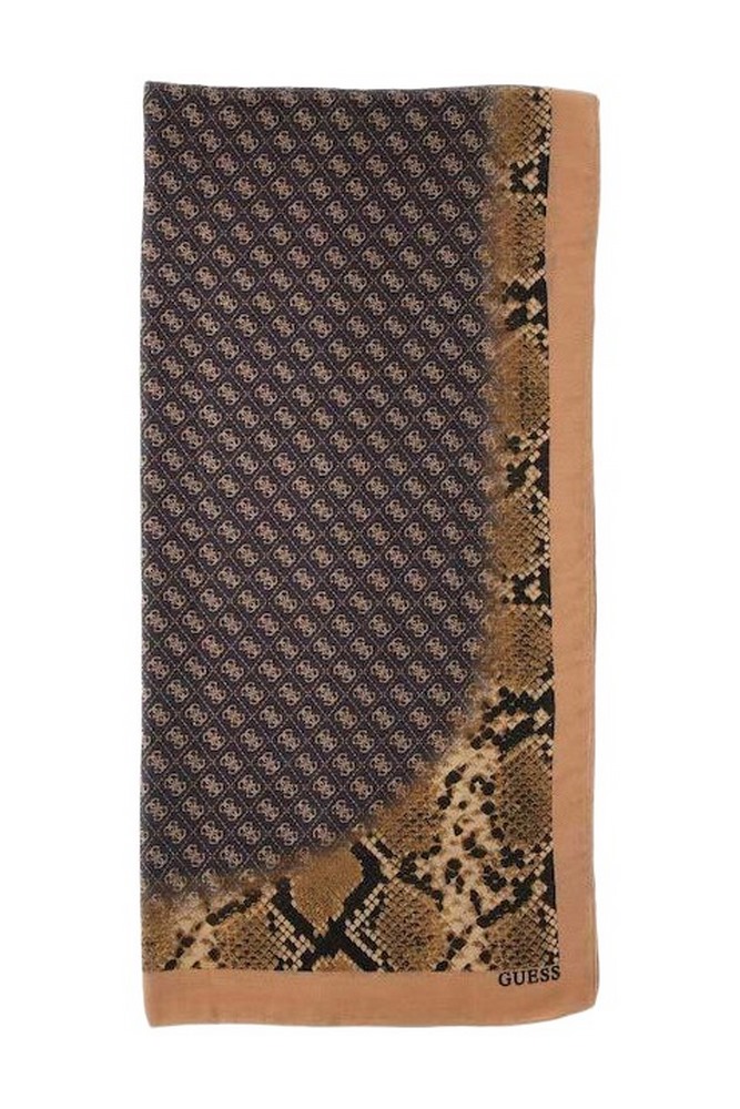 GUESS AJIONA SCARF 80X190 ΦΟΥΛΑΡΙ ΓΥΝΑΙΚΕΙΟ BROWN