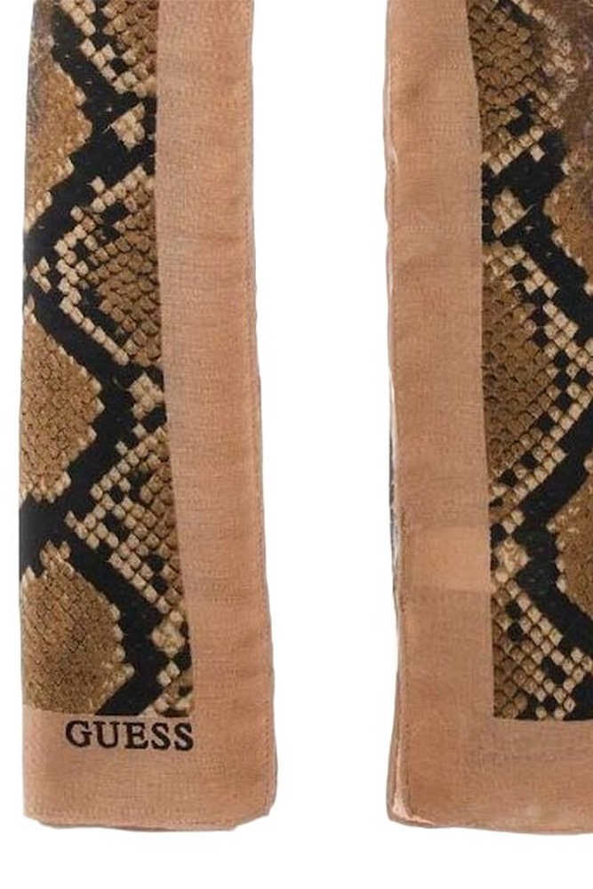GUESS AJIONA SCARF 80X190 ΦΟΥΛΑΡΙ ΓΥΝΑΙΚΕΙΟ BROWN