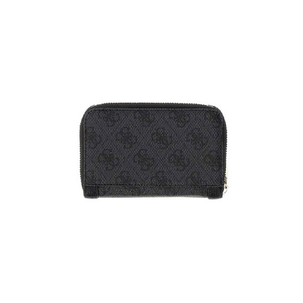 GUESS LINDSEY SLG MEDIUM ZIP AROUND ΠΟΡΤΟΦΟΛΙ ΓΥΝΑΙΚΕΙΟ DARK GREY