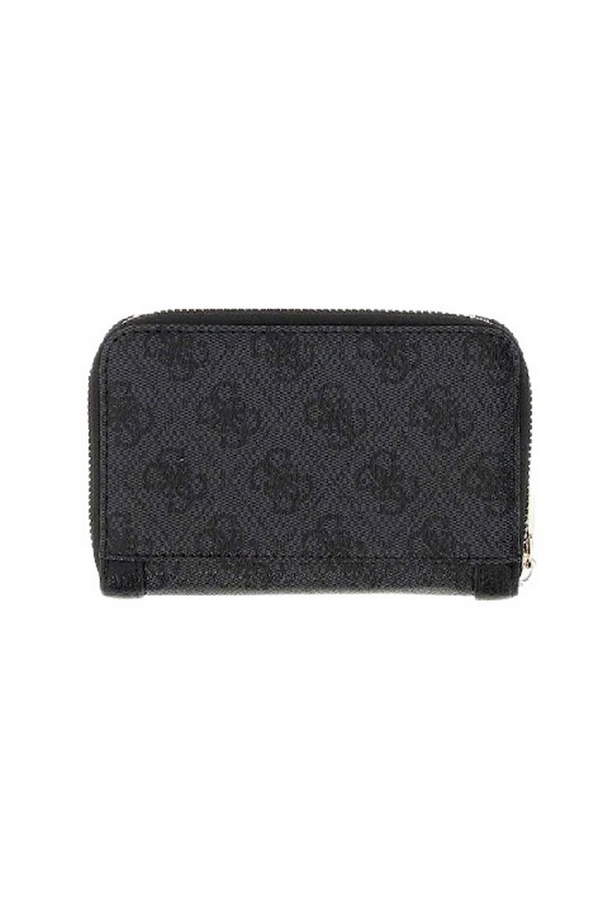 GUESS LINDSEY SLG MEDIUM ZIP AROUND ΠΟΡΤΟΦΟΛΙ ΓΥΝΑΙΚΕΙΟ DARK GREY