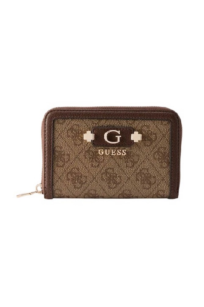 GUESS LINDSEY SLG MEDIUM ZIP AROUND ΠΟΡΤΟΦΟΛΙ ΓΥΝΑΙΚΕΙΟ LATTE