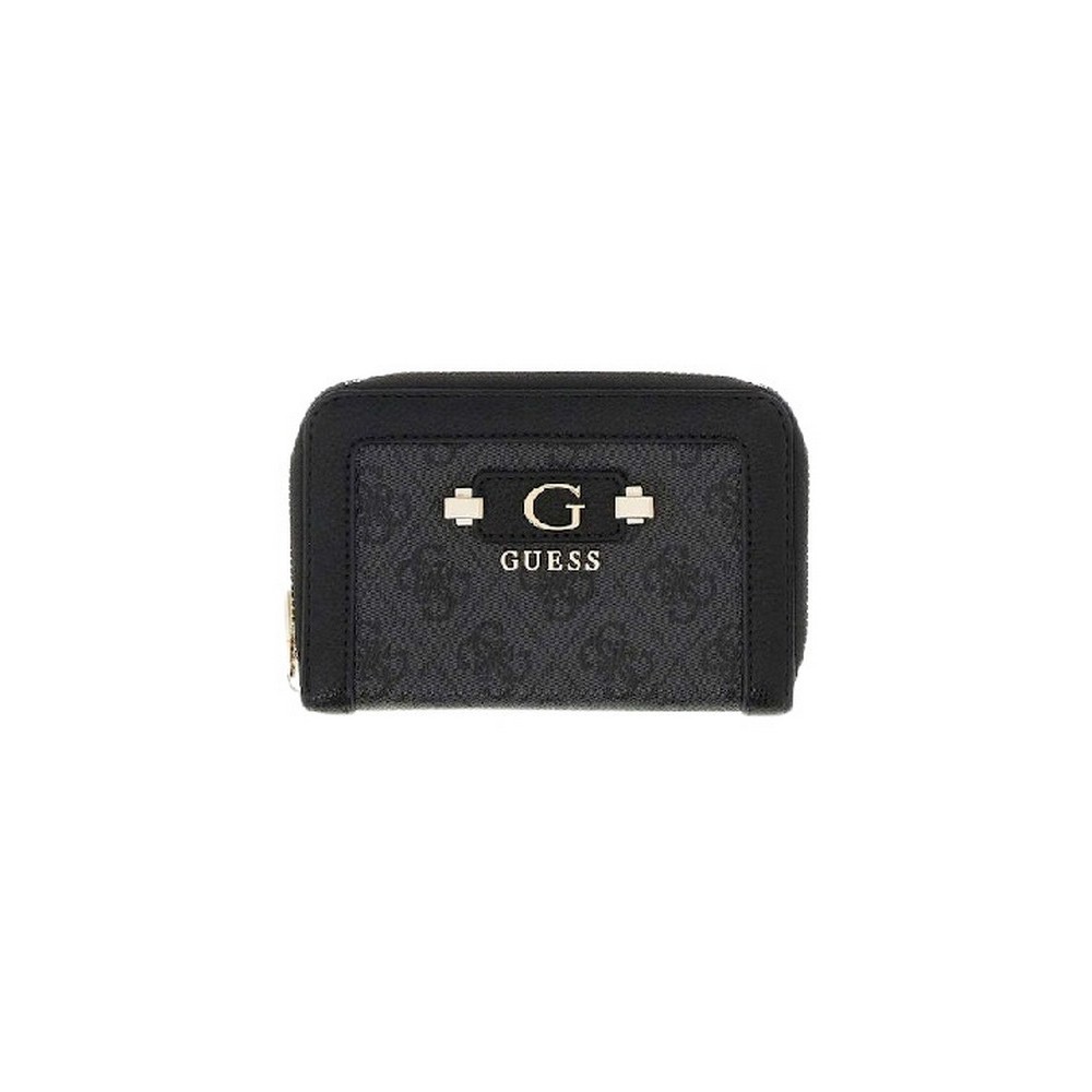 GUESS LINDSEY SLG MEDIUM ZIP AROUND ΠΟΡΤΟΦΟΛΙ ΓΥΝΑΙΚΕΙΟ DARK GREY