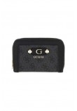 GUESS LINDSEY SLG MEDIUM ZIP AROUND ΠΟΡΤΟΦΟΛΙ ΓΥΝΑΙΚΕΙΟ DARK GREY