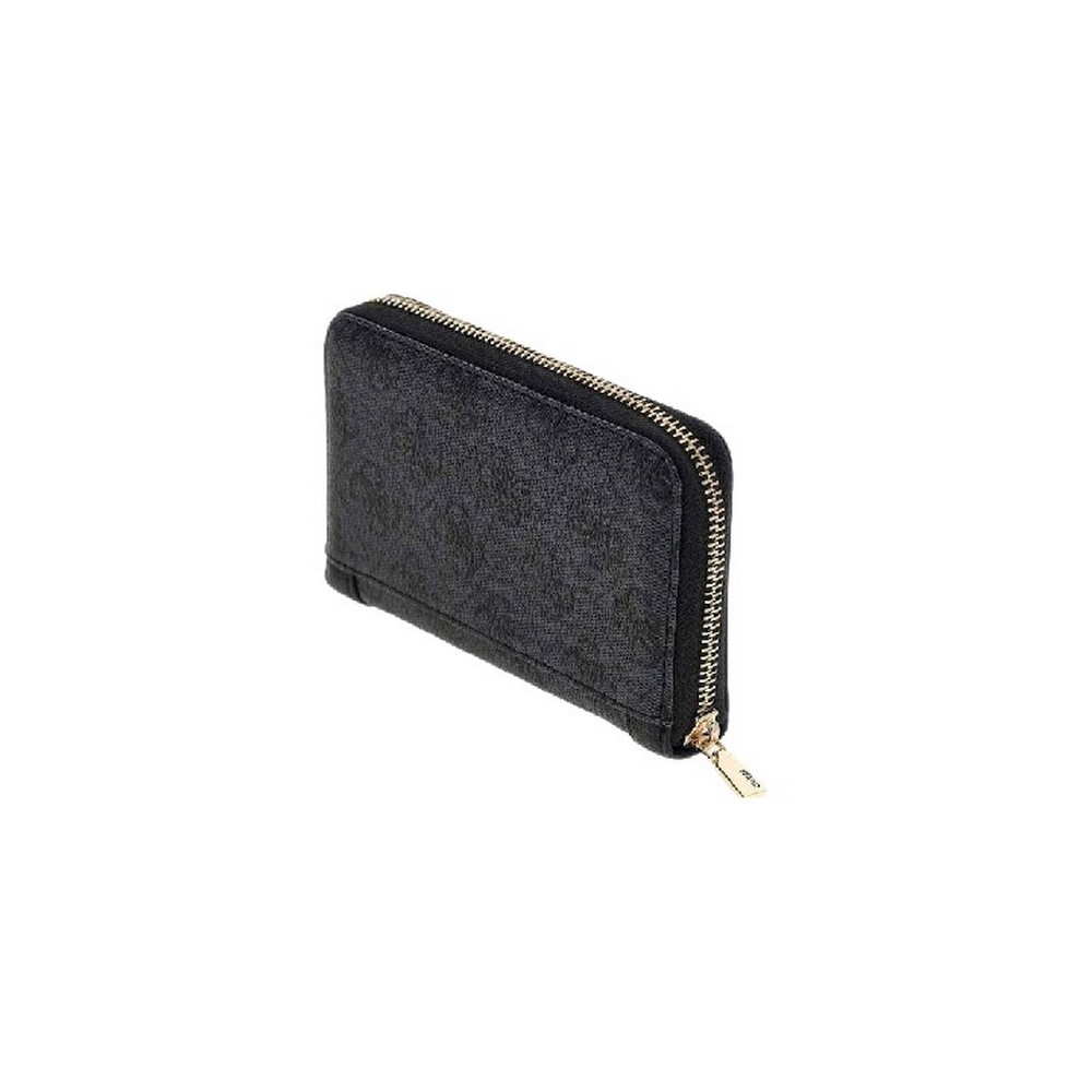 GUESS LINDSEY SLG MEDIUM ZIP AROUND ΠΟΡΤΟΦΟΛΙ ΓΥΝΑΙΚΕΙΟ DARK GREY