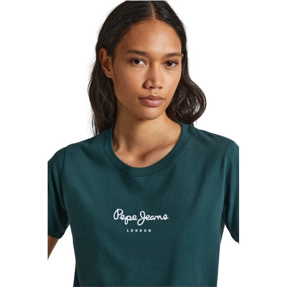 PEPE JEANS LONDON E1 DROP 2A WENDYS T-SHIRT ΓΥΝΑΙΚΕΙΟ GREEN