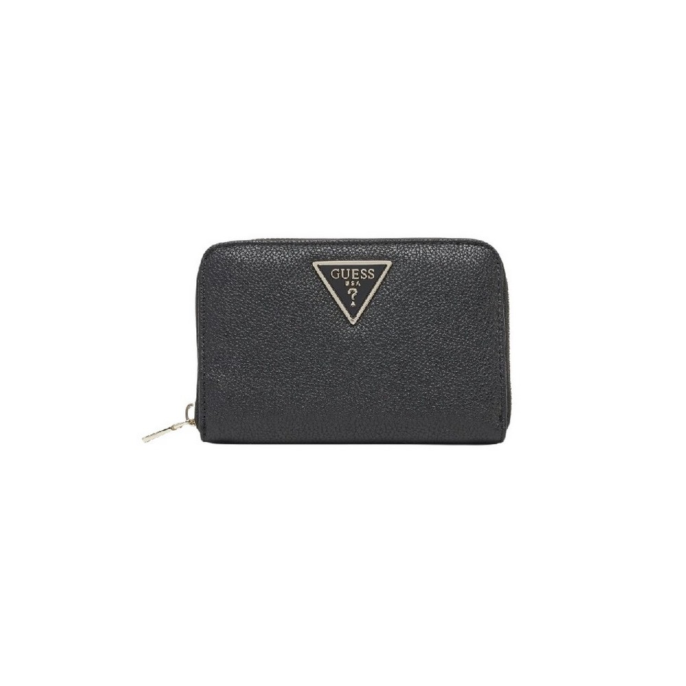 GUESS LAUREL SLG MEDIUM ZIP AROUND ΠΟΡΤΟΦΟΛΙ ΓΥΝΑΙΚΕΙΟ BLACK