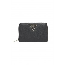 GUESS LAUREL SLG MEDIUM ZIP AROUND ΠΟΡΤΟΦΟΛΙ ΓΥΝΑΙΚΕΙΟ BLACK