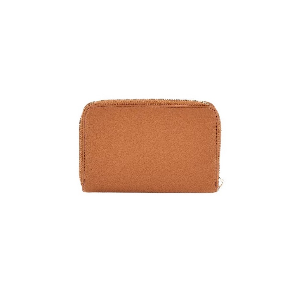 GUESS LAUREL SLG MEDIUM ZIP AROUND ΠΟΡΤΟΦΟΛΙ ΓΥΝΑΙΚΕΙΟ COGNAC