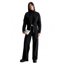 CALVIN KLEIN JEANS WAIST DRAWCORD ROLLNECK ΦΟΥΤΕΡ ΓΥΝΑΙΚΕΙΟ BLACK