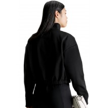 CALVIN KLEIN JEANS WAIST DRAWCORD ROLLNECK ΦΟΥΤΕΡ ΓΥΝΑΙΚΕΙΟ BLACK