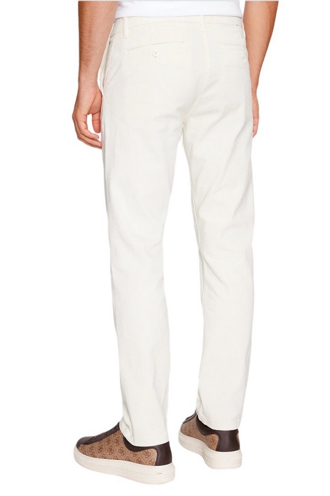 GUESS ANGELS CHINO ΠΑΝΤΕΛΟΝΙ ΑΝΔΡΙΚΟ WHITE