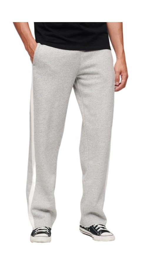 SUPERDRY ESSENTIAL STRAIGHT JOGGERS ΠΑΝΤΕΛΟΝΙ ΦΟΡΜΑ ΑΝΔΡΙΚΟ GREY