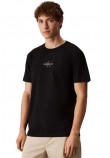 CALVIN KLEIN JEANS MONOLOGO T-SHIRT ΜΠΛΟΥΖΑ ΑΝΔΡΙΚΗ BLACK