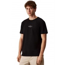CALVIN KLEIN JEANS MONOLOGO T-SHIRT ΜΠΛΟΥΖΑ ΑΝΔΡΙΚΗ BLACK