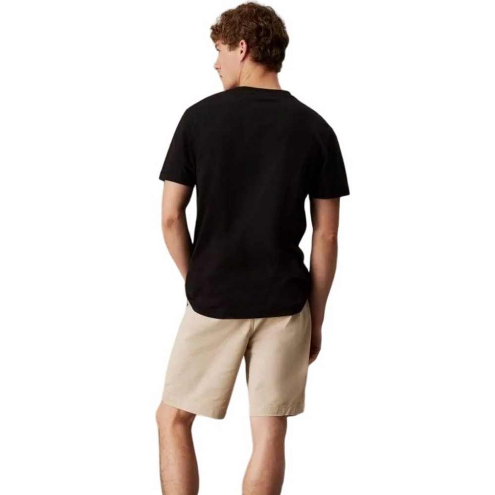 CALVIN KLEIN JEANS MONOLOGO T-SHIRT ΜΠΛΟΥΖΑ ΑΝΔΡΙΚΗ BLACK