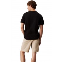 CALVIN KLEIN JEANS MONOLOGO T-SHIRT ΜΠΛΟΥΖΑ ΑΝΔΡΙΚΗ BLACK