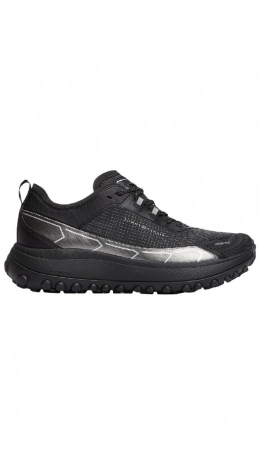TOMMY HILFIGER THE CANYON X M MIX RUNNER WPM ΠΑΠΟΥΤΣΙ ΑΝΔΡΙΚΟ BLACK