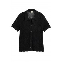 LEVIS SUSANNA FLORAL CROCHET SHIRT ΠΟΥΚΑΜΙΣΟ ΓΥΝΑΙΚΕΙΟ BLACK