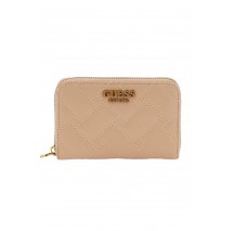 GUESS GRACELYNN SLG MEDIUM ZIP ARND ΠΟΡΤΟΦΟΛΙ ΓΥΝΑΙΚΕΙΟ BEIGE