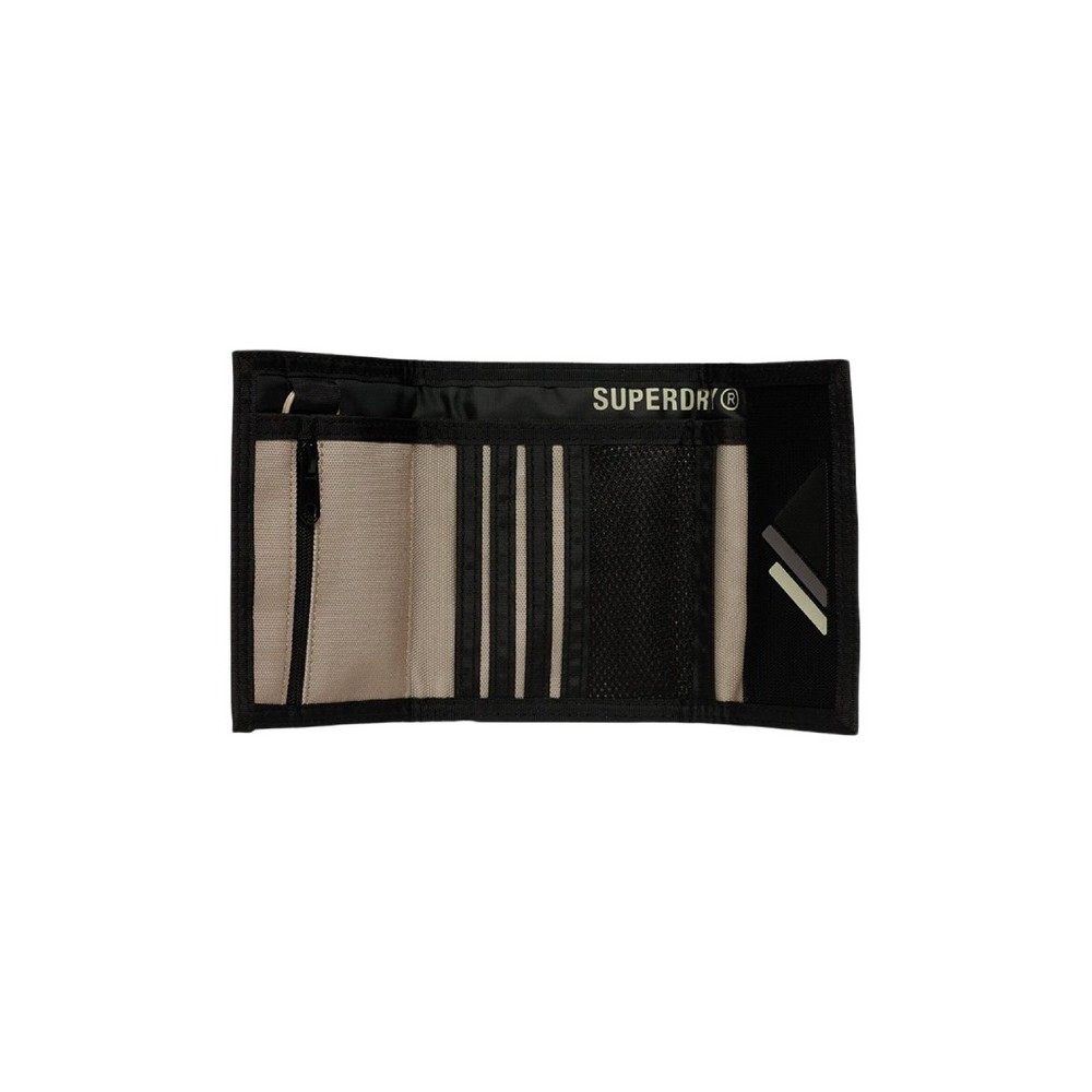 SUPERDRY D2 SDRY TARP TRI-FOLD WALLET UNISEX ΠΟΡΤΟΦΟΛΙ  ΑΝΔΡΙΚΟ BEIGE