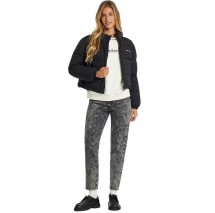 GUESS JEANS CROPPED PUFFER ΜΠΟΥΦΑΝ ΓΥΝΑΙΚΕΙΟ BLACK
