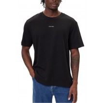 CALVIN KLEIN SS STRETCH PIQUE NANO EASY TEE T-SHIRT ΜΠΛΟΥΖΑ ΑΝΔΡΙΚΗ BLACK