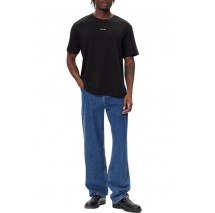 CALVIN KLEIN SS STRETCH PIQUE NANO EASY TEE T-SHIRT ΜΠΛΟΥΖΑ ΑΝΔΡΙΚΗ BLACK