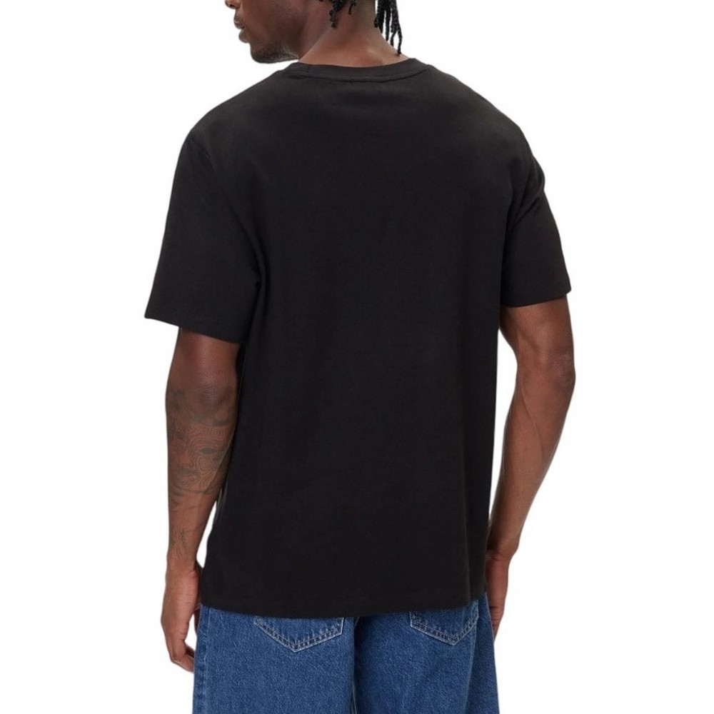 CALVIN KLEIN SS STRETCH PIQUE NANO EASY TEE T-SHIRT ΜΠΛΟΥΖΑ ΑΝΔΡΙΚΗ BLACK