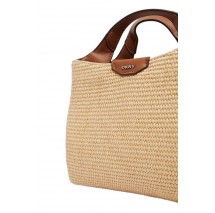 DKNY WILLA SATCHELS HANDBAG R61DOG33 ΤΣΑΝΤΑ ΓΥΝΑΙΚΕΙΑ COGNAC