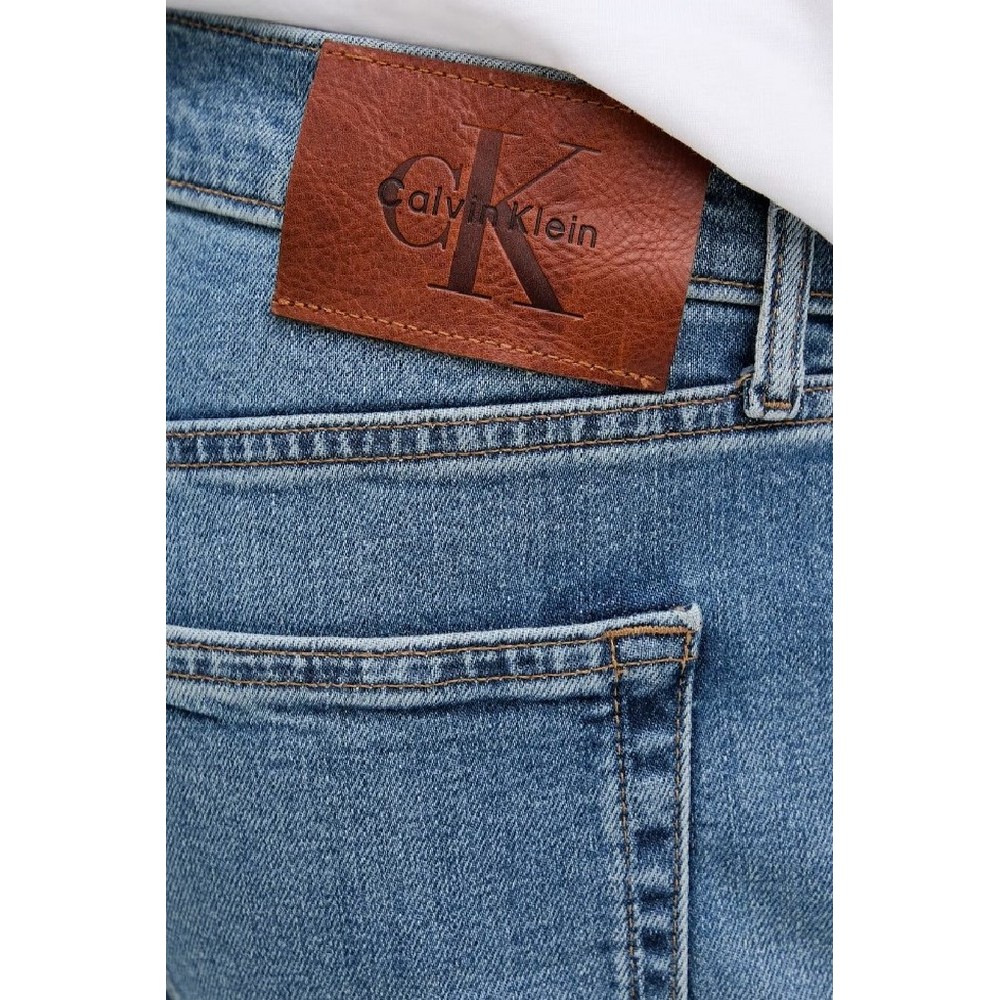 CALVIN KLEIN JEANS SLIM TAPER MEDIUM SHOWER JEAN ΠΑΝΤΕΛΟΝΙ ΑΝΔΡΙΚΟ BLUΕ DENIM