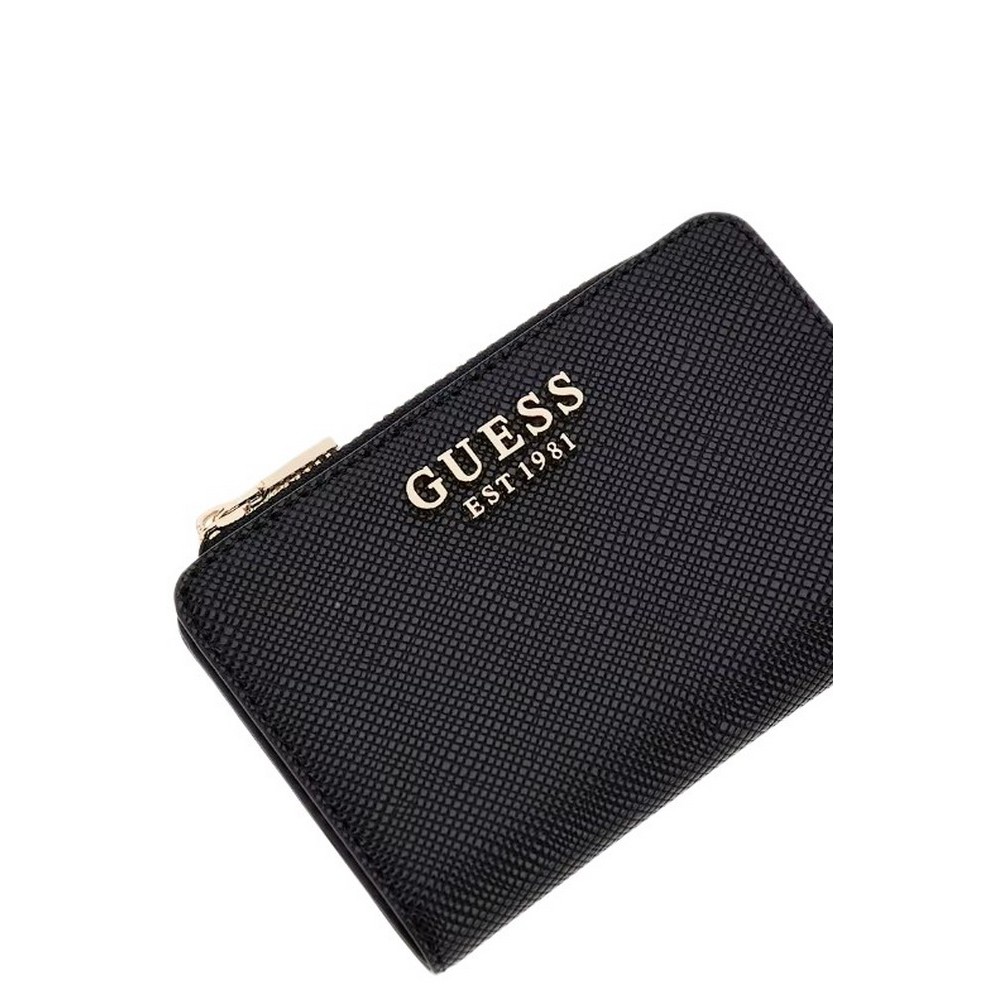 GUESS LAUREL II SLG ZIP ARND CRD CSE ΠΟΡΤΟΦΟΛΙ ΓΥΝΑΙΚΕΙΟ BLACK