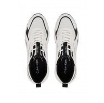CALVIN KLEIN HIKE RUNNER LACEUP STRIP M-LT ΠΑΠΟΥΤΣΙ ΑΝΔΡΙΚΟ WHITE/BLACK