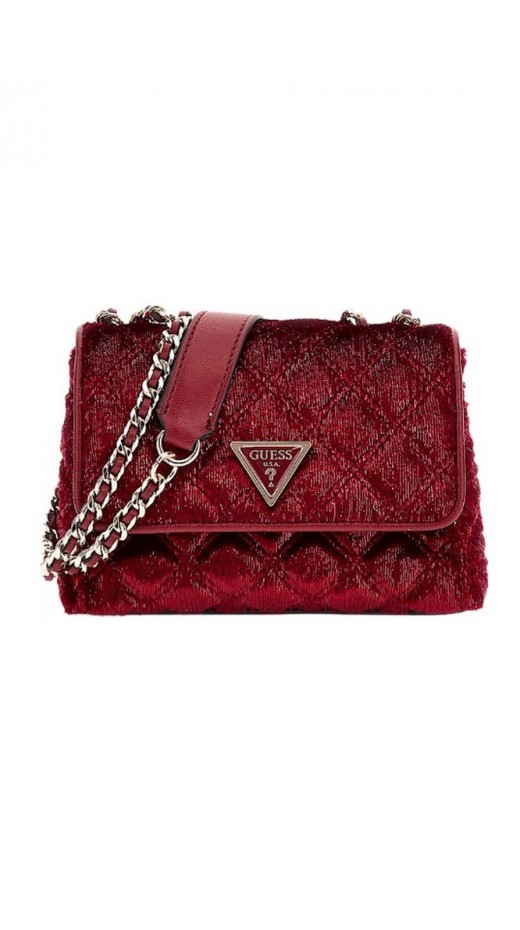 GUESS GIULLY MINI 2 COMP C ΤΣΑΝΤΑ ΓΥΝΑΙΚΕΙΑ BORDEAUX