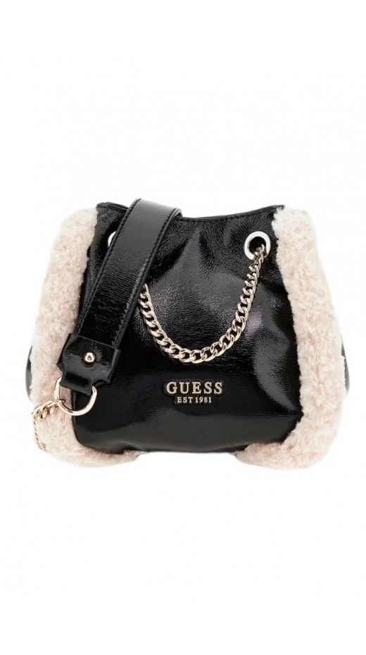 GUESS DAVIKA CONVERTIBLE CROSSBODY ΤΣΑΝΤΑ ΓΥΝΑΙΚΕΙΑ BLACK