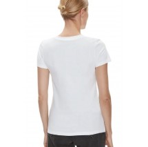 CALVIN KLEIN JEANS SEQUIN SLIM TEE T-SHIRT ΓΥΝΑΙΚΕΙΟ WHITE