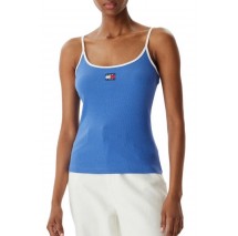 TOMMY JEANS SLIM BADGE STRAPPY ΤΟΠ ΓΥΝΑΙΚΕΙΟ BLUE