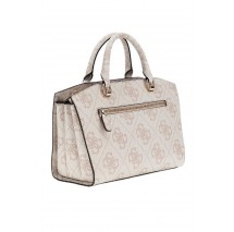 GUESS QUEENSLAND LUXURY SATCHEL ΤΣΑΝΤΑ ΓΥΝΑΙΚΕΙΑ DOVE