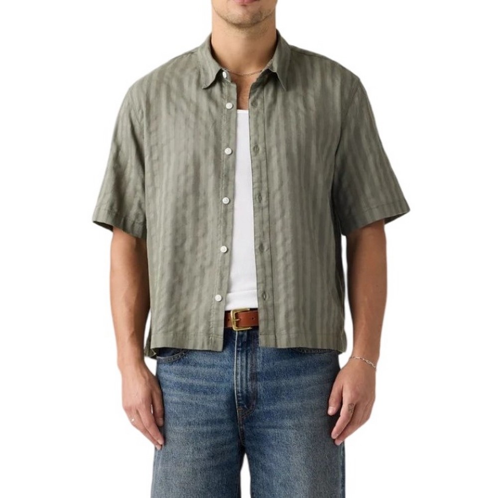 LEVIS LAMA BOXY SHIRT ΠΟΥΚΑΜΙΣΟ ΑΝΔΡΙΚΟ OLIVE