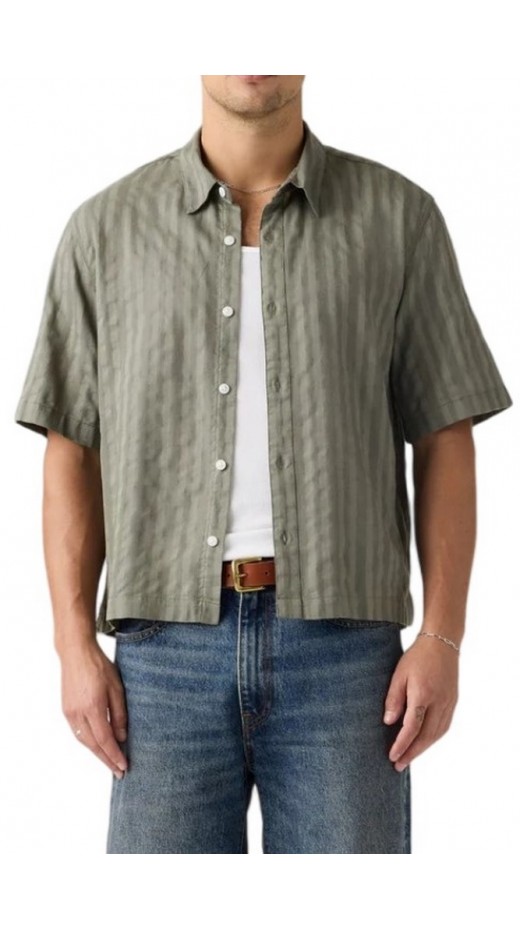 LEVIS LAMA BOXY SHIRT ΠΟΥΚΑΜΙΣΟ ΑΝΔΡΙΚΟ OLIVE