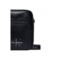 CALVIN KLEIN BOLD LOGO WEBBING REPORTER ΤΣΑΝΤΑ ΑΝΔΡΙΚΗ BLACK